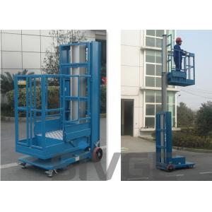 China 2.8m Mast Type Hydraulic Self Propelled Elevating Work Platforms For Cargo supplier