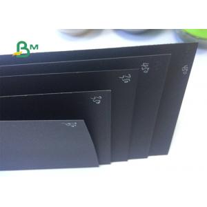 China 100% Virgin Pulp Surface Glossy Recyclable Black Paper For Hardcover wholesale