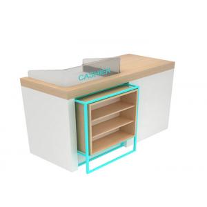 China Simple Chinese Pharmacy Store Display Cashier Show Counter Customized Shape supplier