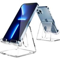 China Mobile Cell Phone Display Holder Stand Holder Universal Mini Portable Clear View Desktop on sale