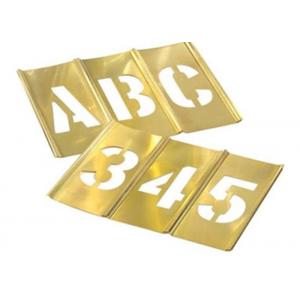 China Hand Tools Brass Interlocking Stencils Clean Up Easily With Paint Solvent wholesale