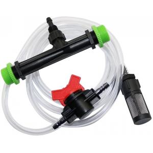 Chemical Resistance Agriculture Venturi Fertilizer Injector Kit With 1/2 Inch Thread