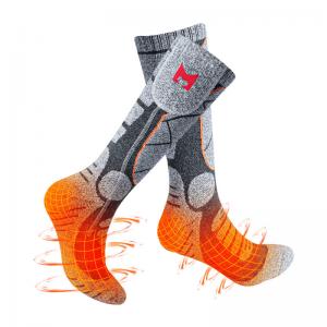 7.4V Thermostatic Control Rechargeable Battery Powered Heated Socks Men Women For Winter