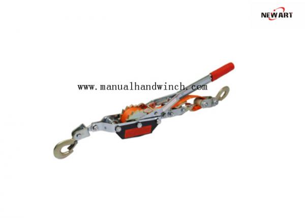 Color Webbing Hand Power Puller , Light Weight 1 Ton Come Along Cable Puller