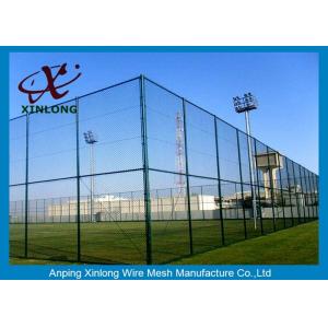 China 3.5mm PVC Coated Chain Link Fence Weave Style OEM / ODM Available supplier