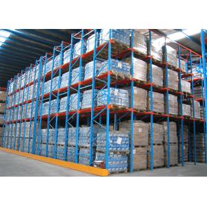 China Double Entrance Drive In Industrial Shelving Units For High Density Pallet Storage supplier