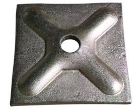 Square Pressed Scaffolding Accessories Tie Rod Washer Plate Tie Rod Nut and Waller Plate