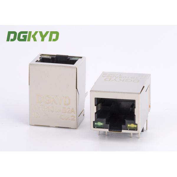 Conector integrado de Jack Tab Down Network POE Rj45 del Magnetics RJ45 del 100M