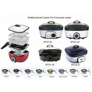 China 1200-1400W Electric Multi Cooker , One Pot Electric Pressure Cooker Safety Protection supplier