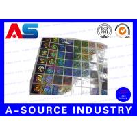 China Anti - Fake Security Hologram Stickers For 10ml Vial Label Boxes on sale