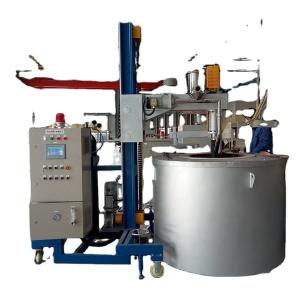 China Aluminum Shell Induction Melting Furnace 1 Ton With Electric Induction Heating supplier