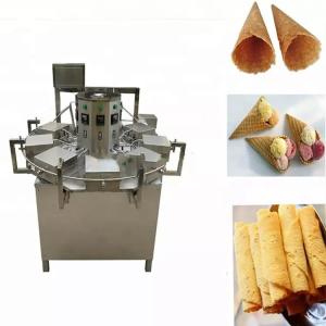 Snack Food Factory Rolled Sugar Cone Baking Machine