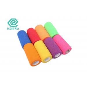 2.5-10cm Adhensive Elastic Cohesive Bandage 10yards For Ankle Wrapping