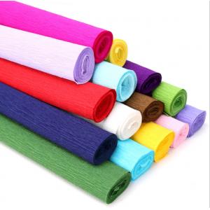 50cmx250cm Assorted Double Sided Crepe Paper Roll Decorations Customized