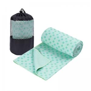Lightweight Microfiber Anti Slip Yoga Towel 250 - 360gsm