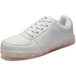 USB Rechargeable Led Light Up Shoes With Lithium Battery