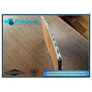 China Bamboo Imitation Aluminum Honeycomb Panels For Indoor Decoration Environmental Freindly wholesale