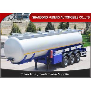 China 3 Axles 42 CBM Fuel Tanker Semi Trailer  FUWA axles diesel tanker trailer for sale supplier