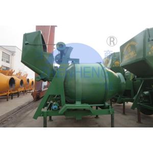 China Portable Green Electric JZC500 Cement Mixer Jacking System 5300 * 2400 * 3450mm Size wholesale