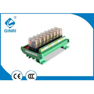 China 10A Optocoupler Isolated Relay Module PLC Relay Module Omron 8 Channel 5V 12V 24V wholesale