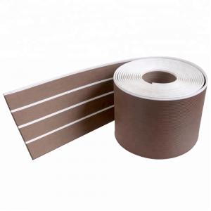 19 cm Width Composite Teak Waterproof Soft PVC Marine Boat/Yacht/Kayak Flooring Decking