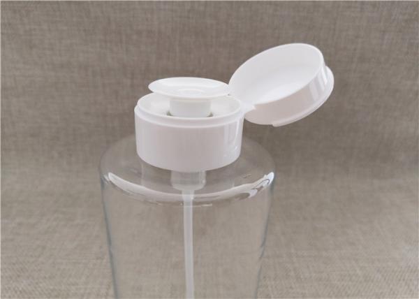 PET Nail Polish Remover Dispenser Pump , White Nail Polish Remover Bottle Pump