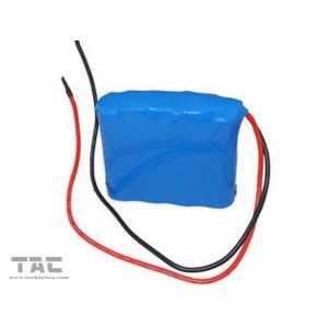 18500 12V LiFePO4 Battery Pack  1AH With BMS for Street Light and Lamp