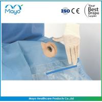 China Blue Ophthalmic Drape With Pouch OEM Surgical Eye Drapes For Hospital on sale