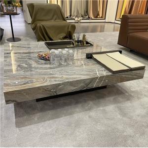China Marble Luxury Modern Furnitures With Storage Coffee Table For Livingroom supplier