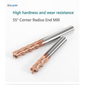 Carbide HRC55 Corner Radius End Mill Router Bits 4 Flute For Steel OEM Tools