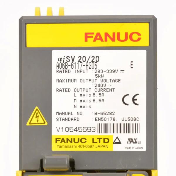 Amplificador servo da movimentação de A06B-6117-H205 5Kg Fanuc AC/DC para a automatização industrial