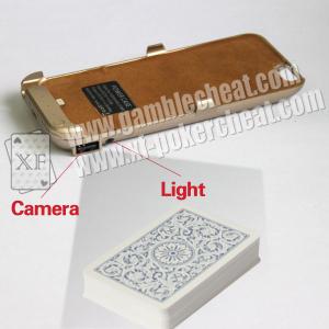 2015 XF Newest Iphone 6 cover power bank IR camera for poker analyzer|marked cards|cheat in gamble0