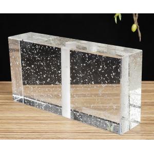 4 X 4  12 X 12 Clear Glass Block Bathroom Transparent Hot Fused Foam Solid