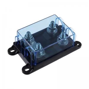 China Fire Retardant Nylon Housed  Fuse Holder 2 Way Mega Automotive Bolt On Down ANM-B2 supplier