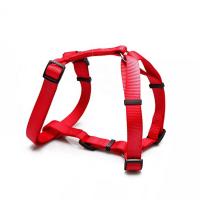 China H Style Custom Dog Harnesses Outdoor Nylon Adjustable Multiple Colour on sale