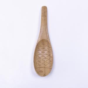 Nanmu Wooden Cooking Utensils Lacquered Fish Shaped  Kitchenware Cutlery Set