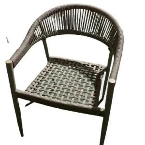 Foshan Yoshen Balcony furniture Rope chair aluminium garden furniture outdoor patio chairs---6207