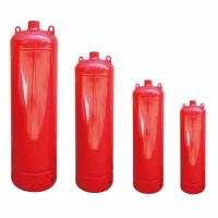 China Easy Installation Red Gaseous Fire Cylinder New 40-180L Capacity 280-400mm Diameter on sale
