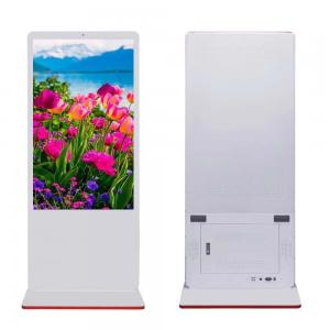 China 49 Inch LCD Floor Free Standing wifi Interactive Touch Screen Kiosk Totem for Wayfinding and Advertising supplier