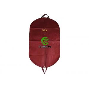 Foldable Non Woven Suit Bag , Portable Mens Hanging Garment Bag Custom Logo