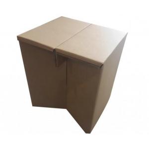 Brown Cardboard Gift Packaging Box Shopping Mall Use Paper Cardboard Seat