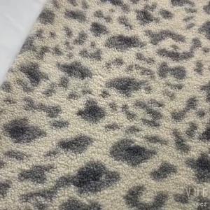 100% Polyester Printed Sherpa Fleece Fabric 150D 288F 300gsm For Bags Chair Pajams