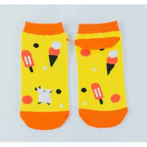 Girls Knitted Ankle Length Socks / Cute Ankle Socks Funny Standard Thickness