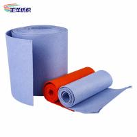 China 50x60cm Disposable Cleaning Cloths On A Roll 200GSM Absorbent Polyester Viscose Non Woven on sale