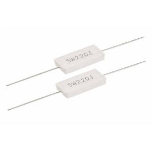 China Small White 2 Ohm 10 Watt Resistor Cemen For Voltage Dividers supplier