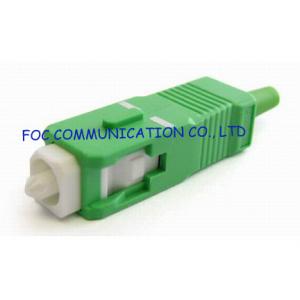 SC / APC SM Fiber Optic Connector , Telecom SC Fibre Connector