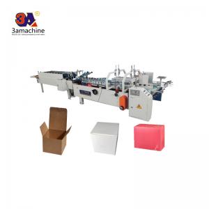 Box Folding and Gluing Machine with 380V Voltage Box Unfolded Size width 120mm-500mm