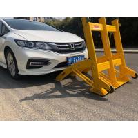 China Low Speed Road 25KG Mobile Vehicle Barrier With Rubber Wheels on sale