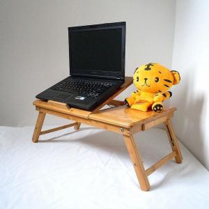 Cheap Small Computer Desk Modern Bed / Sofa Folding Bamboo Laptop Table