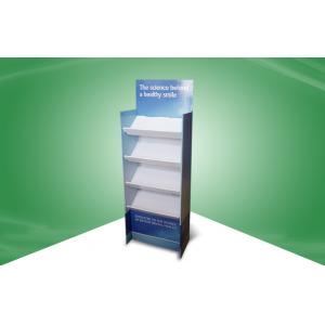 China Four Shelf custom cardboard pop displays , Promoting cardboard display shelf Medicine USE supplier